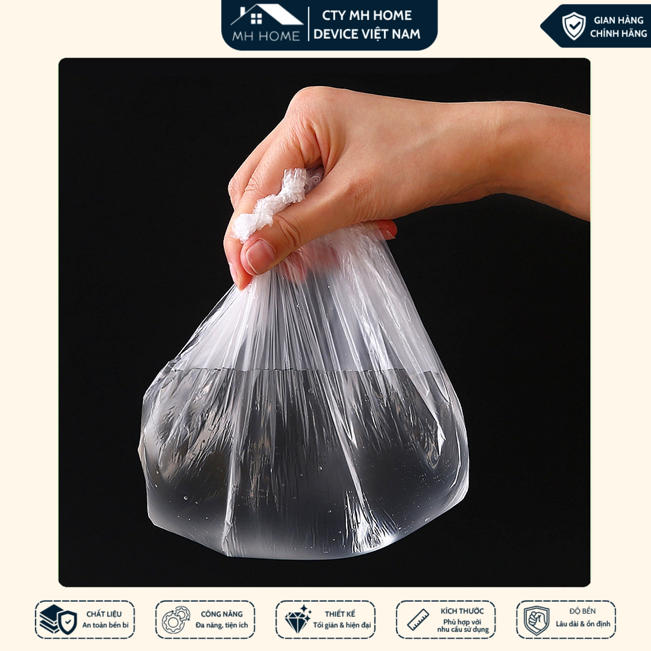 [Combo 5 - 10] Bịch Màng Bọc Thực Phẩm Siêu Rẻ, Siêu Co Giãn, Dai Và Cực Kỳ Sạc Sẽ, Chất Liệu An Toàn